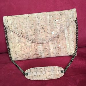 J Crew cork shoulder bag **New with tags**